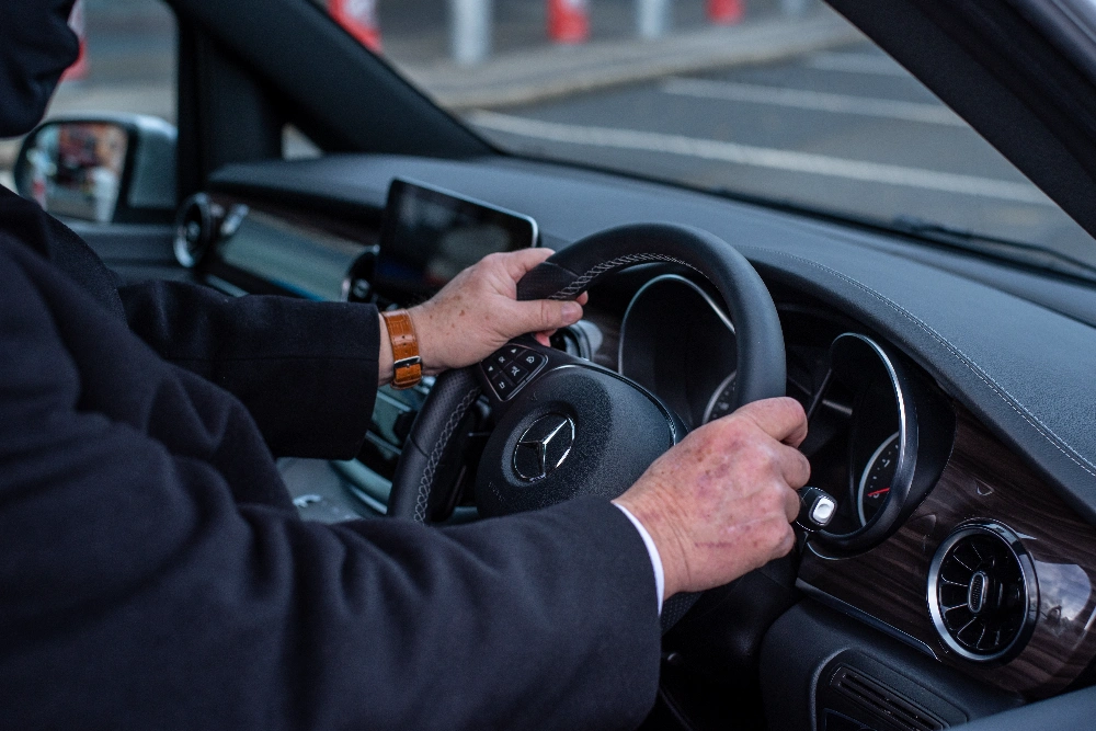 V class chauffeur hire Birmingham