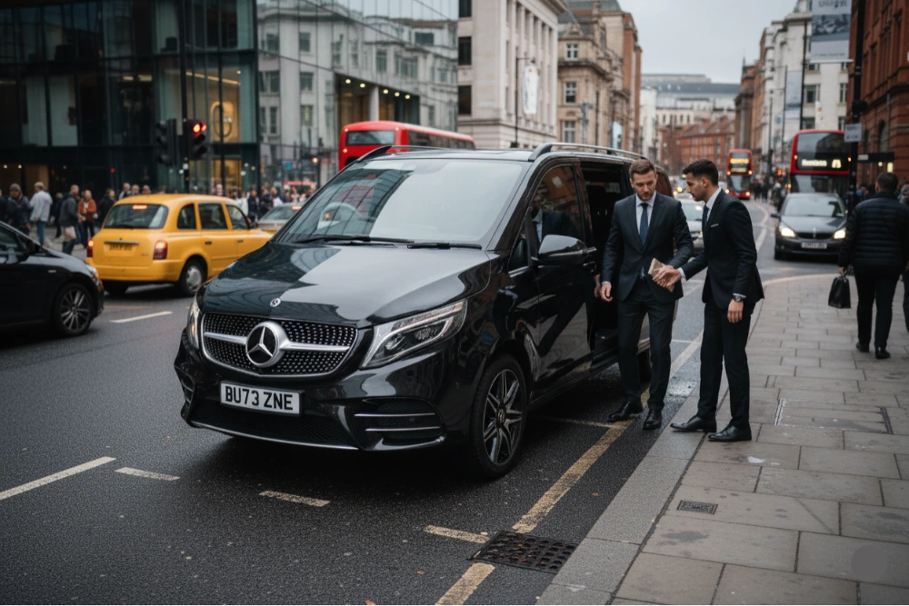 V class chauffeur service for corporate travel