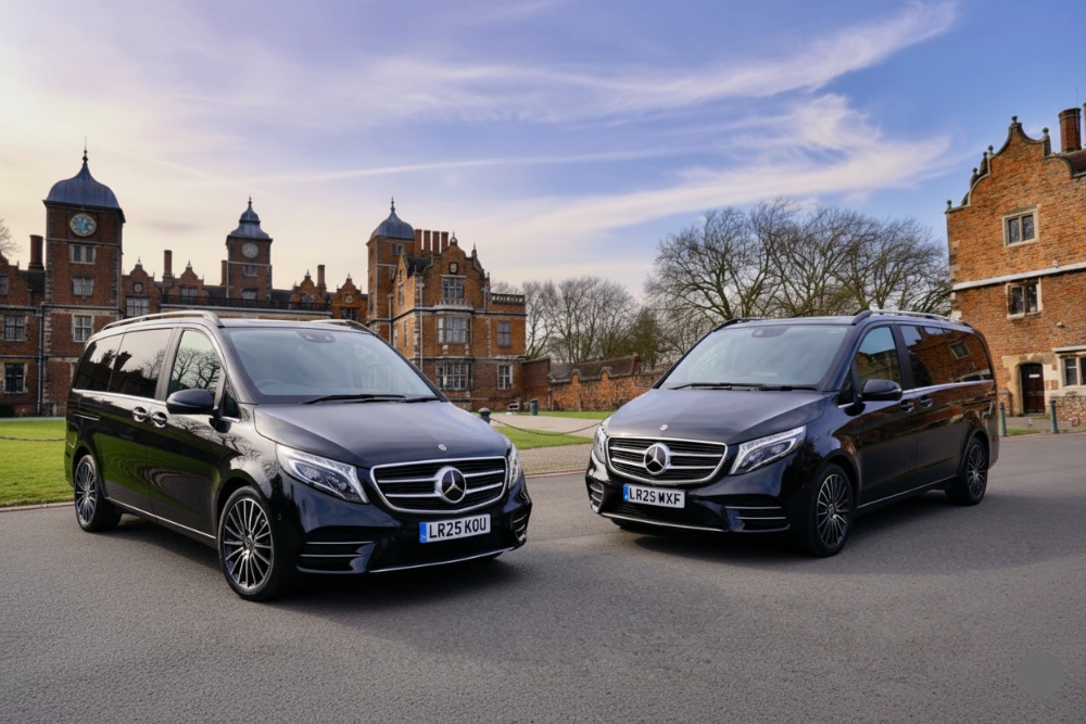 chauffeur driven V class hire