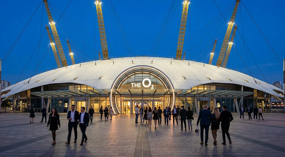 O2 Arena from Birmingham