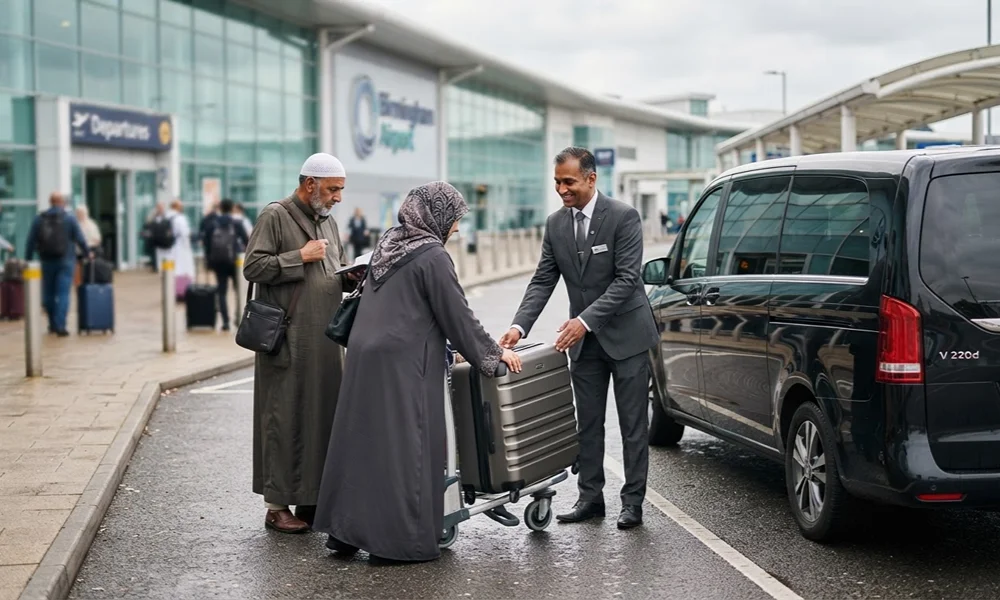 Umrah airport taxi Birmingham