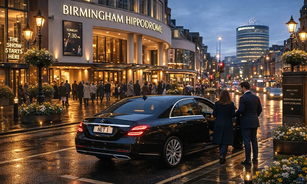 taxi to Birmingham Hippodrome